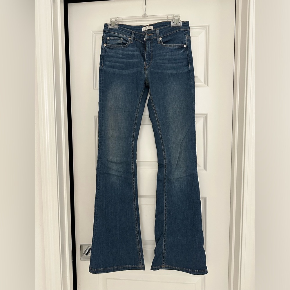 Zara low rise bootcut jeans